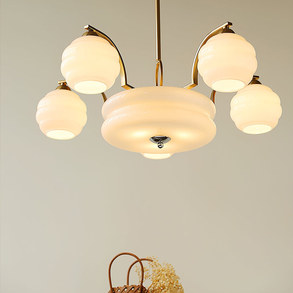 Vintage Art Deco Ceiling Suspension Lighting Lobby