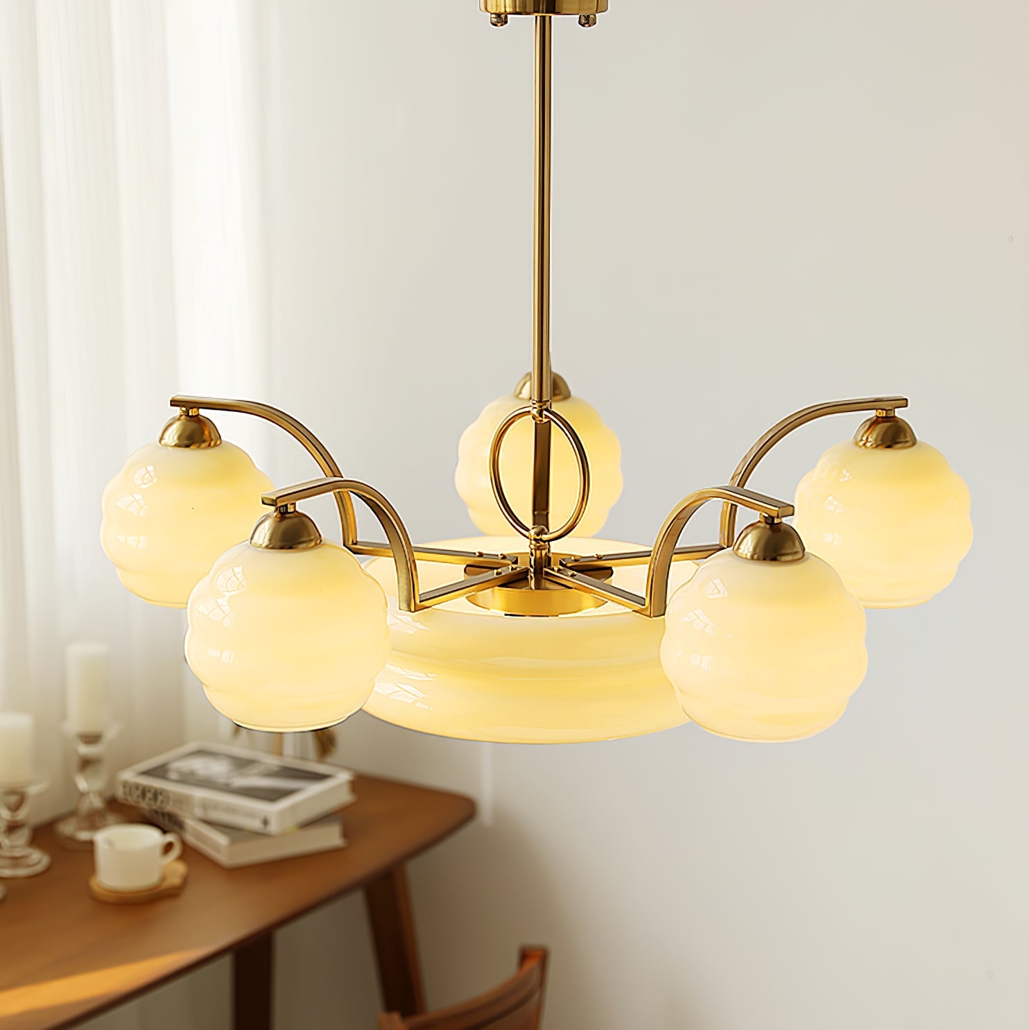 Vintage Art Deco Ceiling Suspension Lighting Lobby