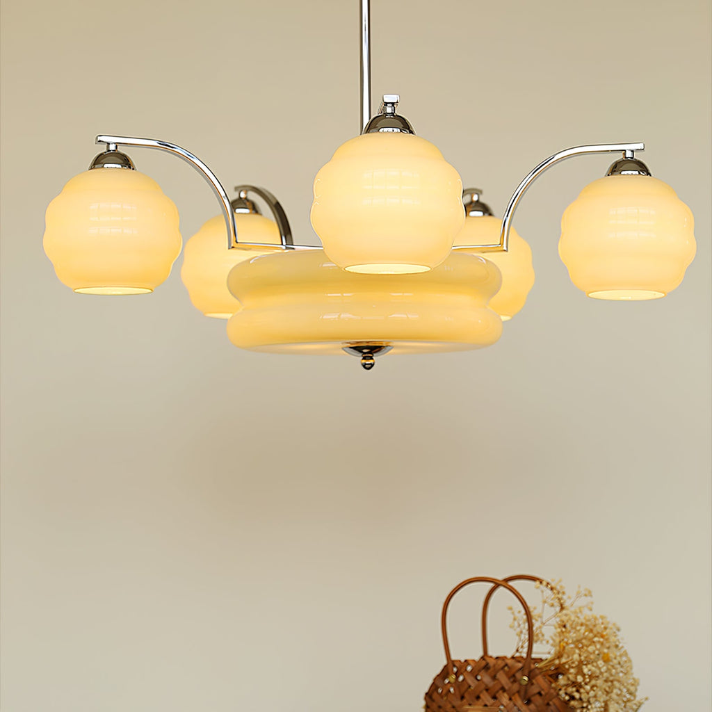 Vintage Art Deco Ceiling Suspension Lighting Lobby