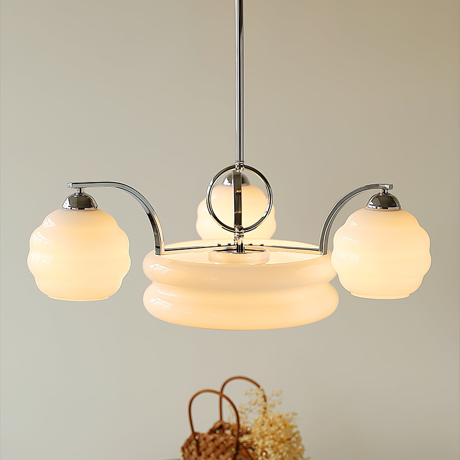 Vintage Art Deco Ceiling Suspension Lighting Lobby