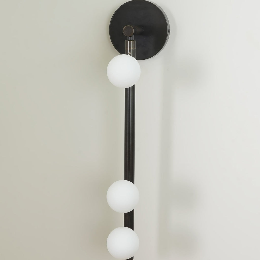 Wall Lamp With Brass Glass Tube Lighting Lobby
