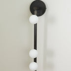 Wall Lamp With Brass Glass Tube Lighting Lobby
