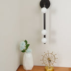 Wall Lamp With Brass Glass Tube Lighting Lobby
