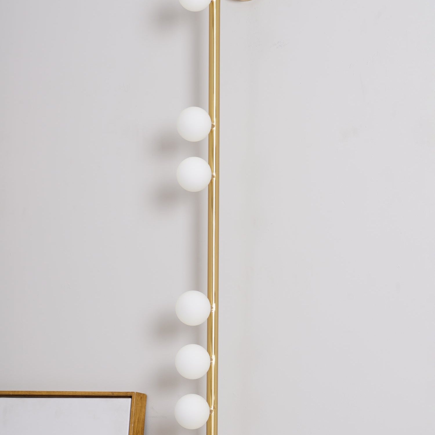 Wall Lamp With Brass Glass Tube Lighting Lobby