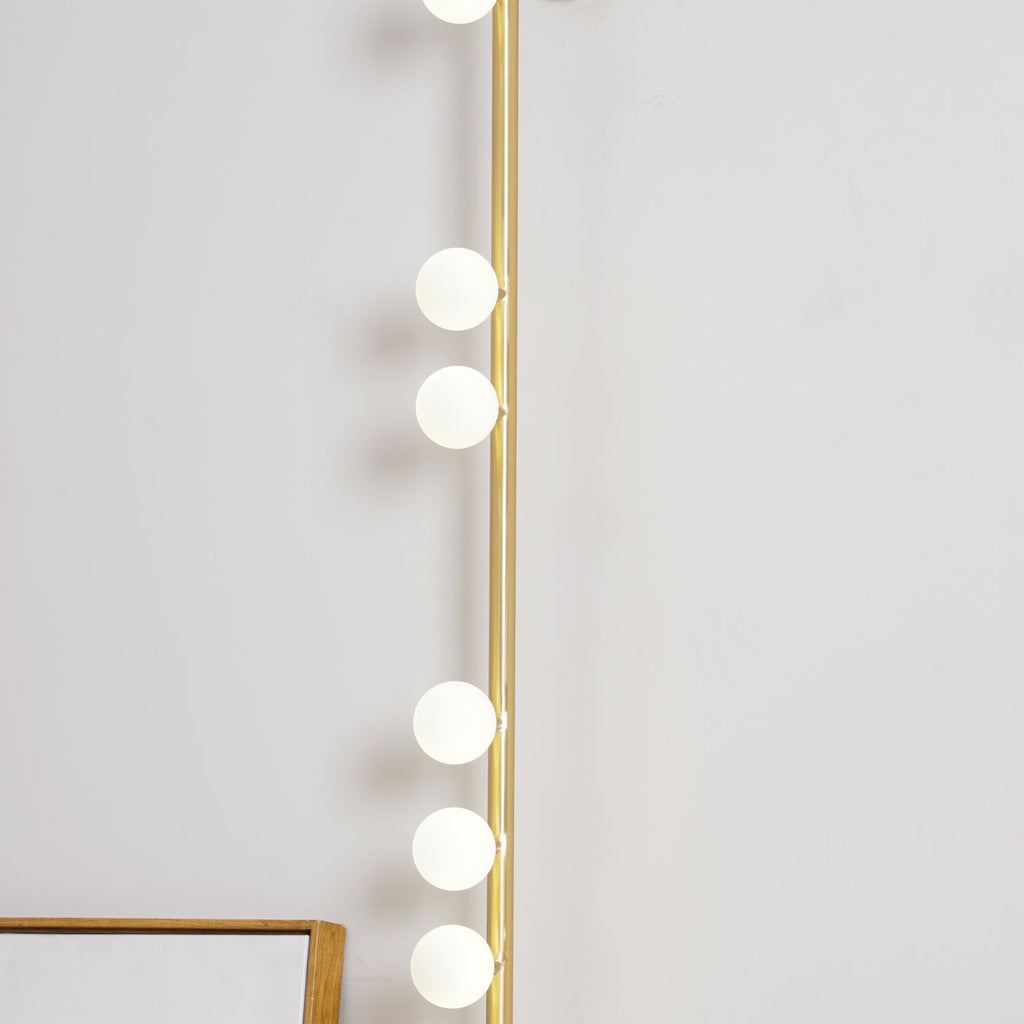 Wall Lamp With Brass Glass Tube Lighting Lobby