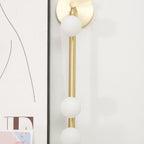 Wall Lamp With Brass Glass Tube Lighting Lobby