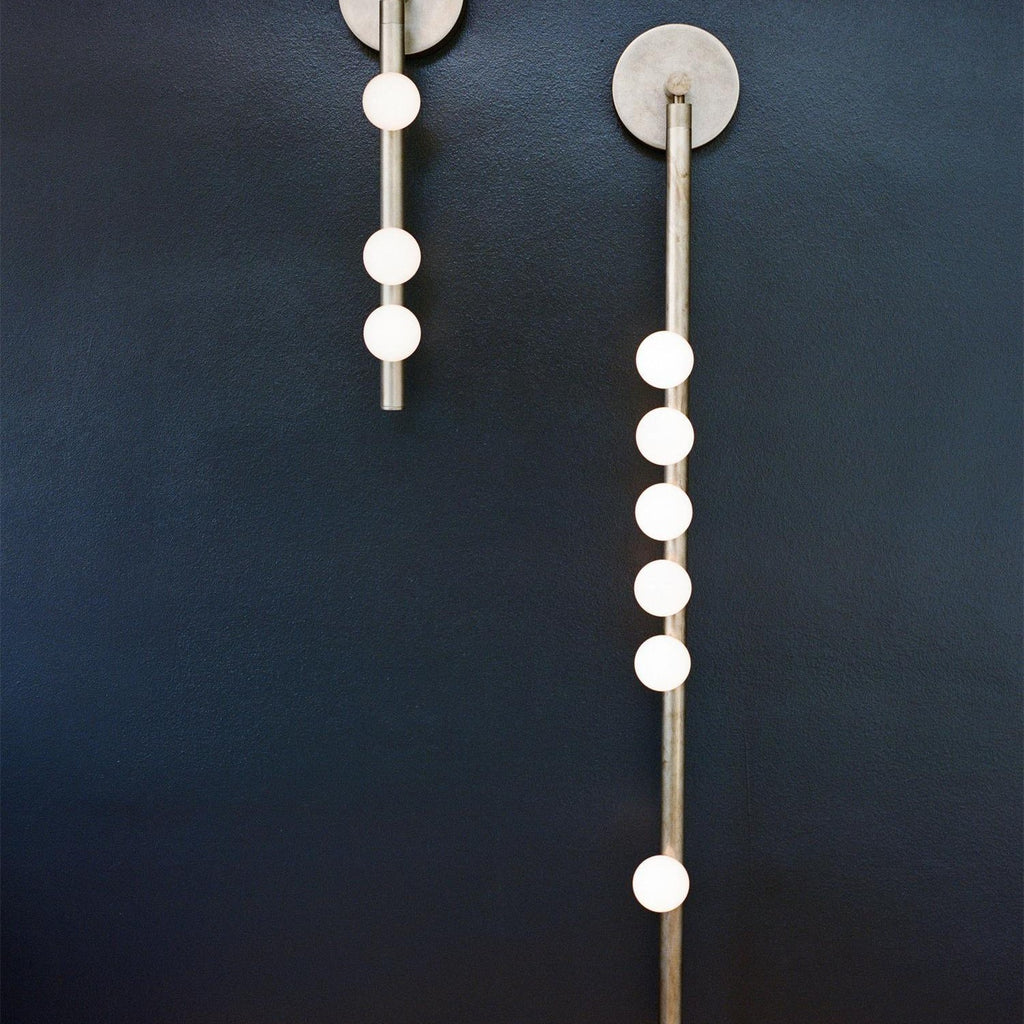 Wall Lamp With Brass Glass Tube Lighting Lobby