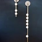 Wall Lamp With Brass Glass Tube Lighting Lobby