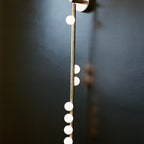 Wall Lamp With Brass Glass Tube Lighting Lobby
