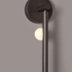 Wall Lamp With Brass Glass Tube Lighting Lobby