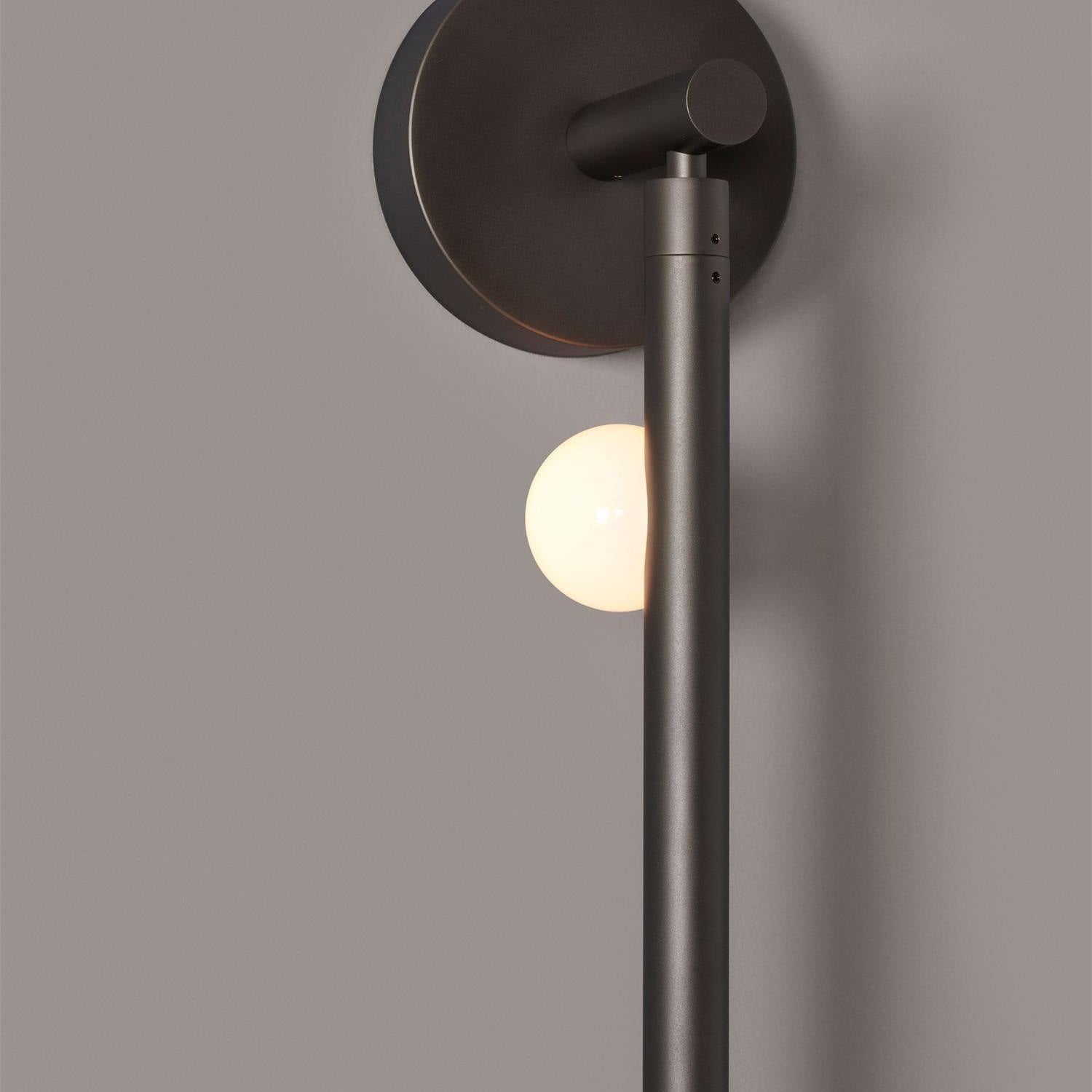 Wall Lamp With Brass Glass Tube Lighting Lobby