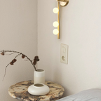 Wall Lamp With Brass Glass Tube Lighting Lobby