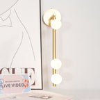 Wall Lamp With Brass Glass Tube Lighting Lobby