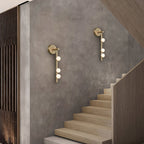 Wall Lamp With Brass Glass Tube Lighting Lobby