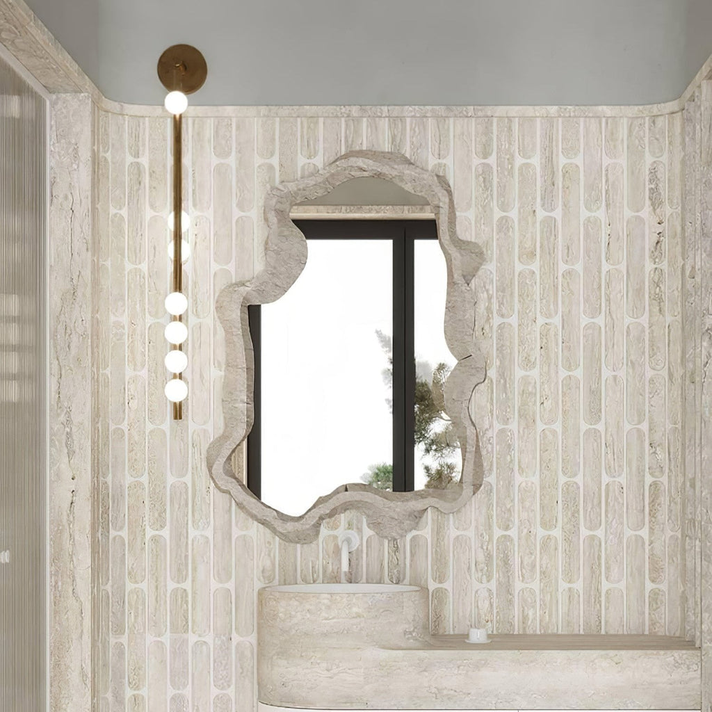 Wall Lamp With Brass Glass Tube Lighting Lobby