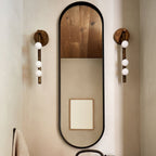 Wall Lamp With Brass Glass Tube Lighting Lobby
