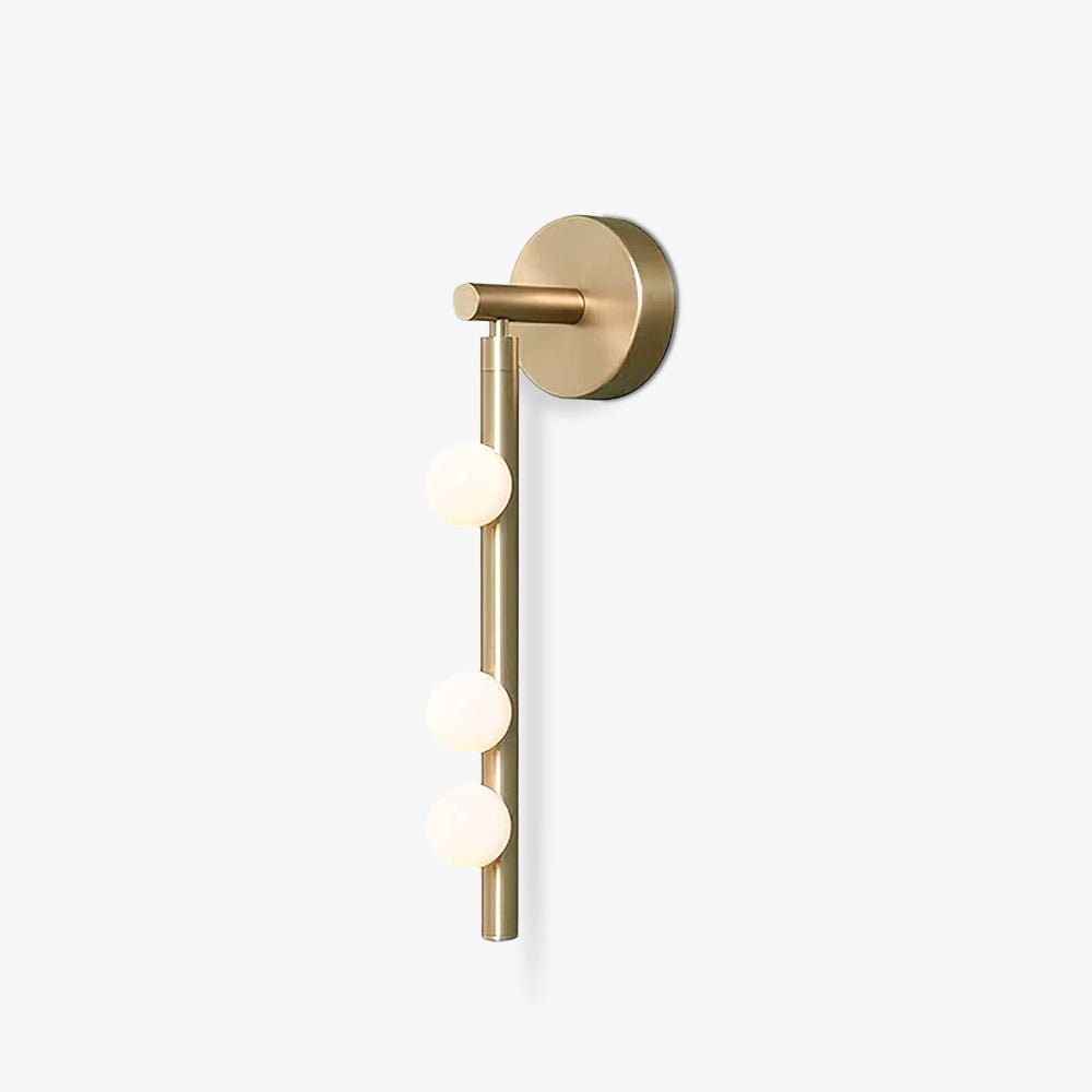 Wall Lamp With Brass Glass Tube Lighting Lobby