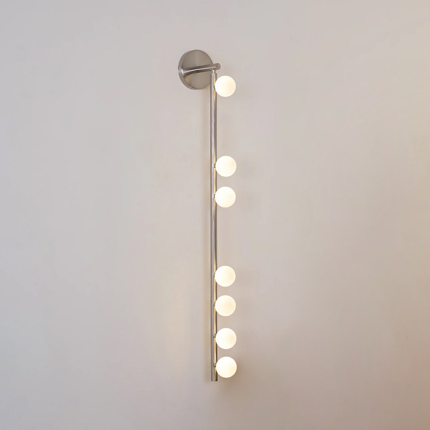 Wall Lamp With Brass Glass Tube Lighting Lobby