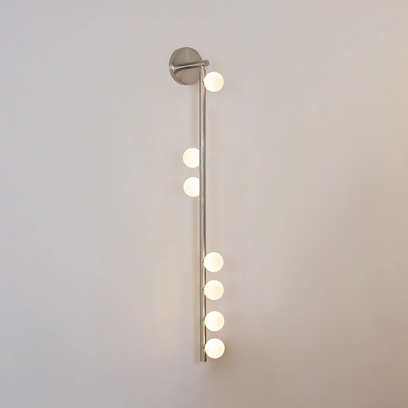 Wall Lamp With Brass Glass Tube Lighting Lobby