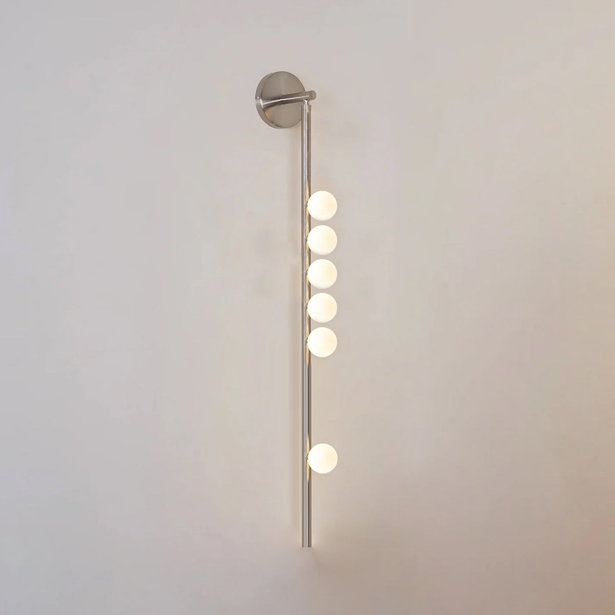 Wall Lamp With Brass Glass Tube Lighting Lobby
