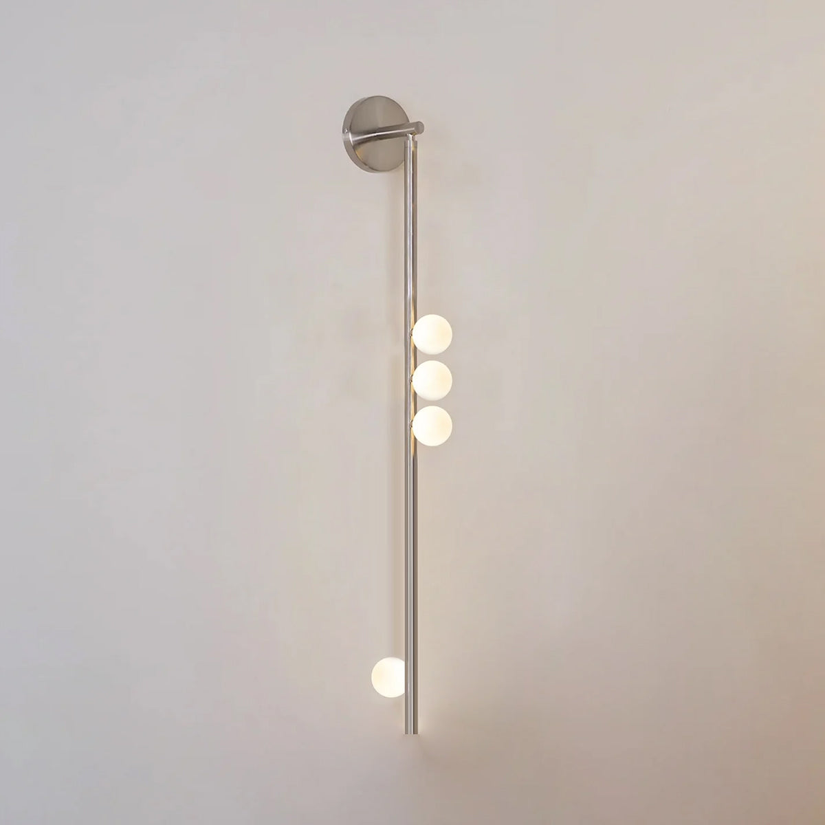 Wall Lamp With Brass Glass Tube Lighting Lobby