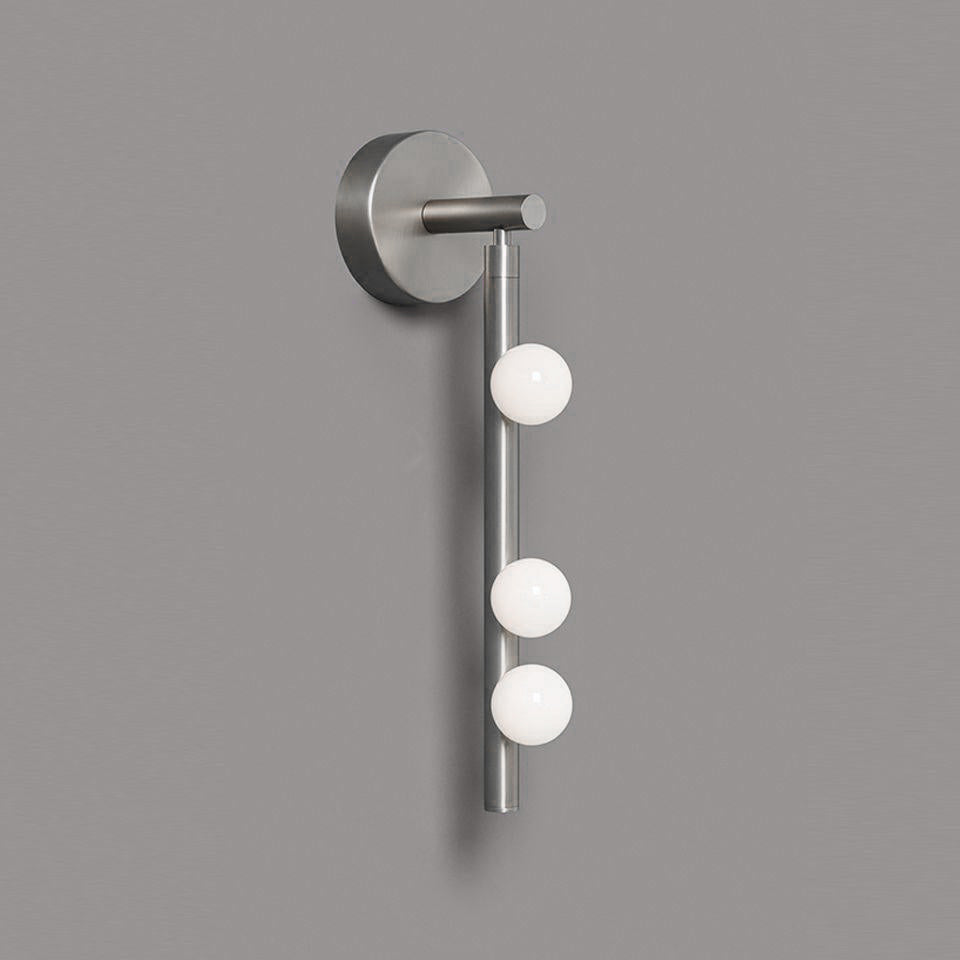 Wall Lamp With Brass Glass Tube Lighting Lobby