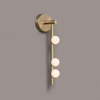 Wall Lamp With Brass Glass Tube Lighting Lobby