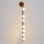 Wall Lamp With Brass Glass Tube Lighting Lobby
