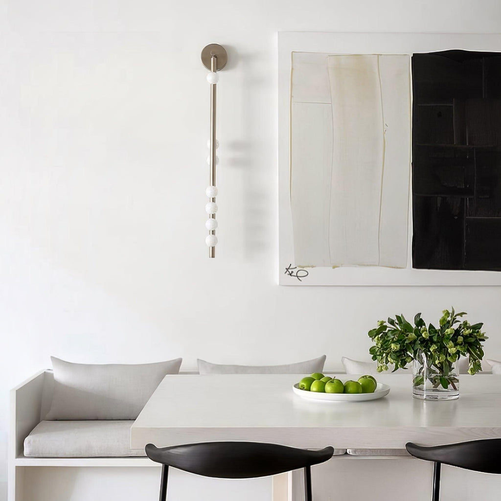 Wall Lamp With Brass Glass Tube Lighting Lobby