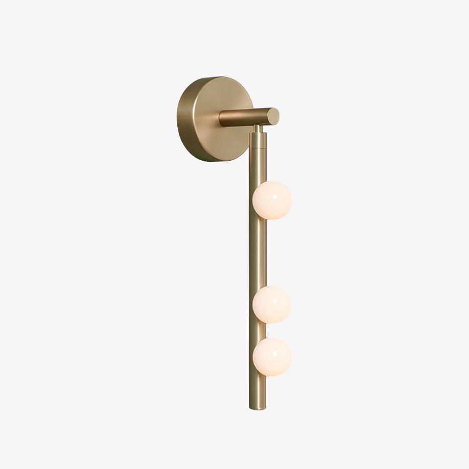 Wall Lamp With Brass Glass Tube Lighting Lobby