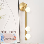Wall Lamp With Brass Glass Tube Lighting Lobby