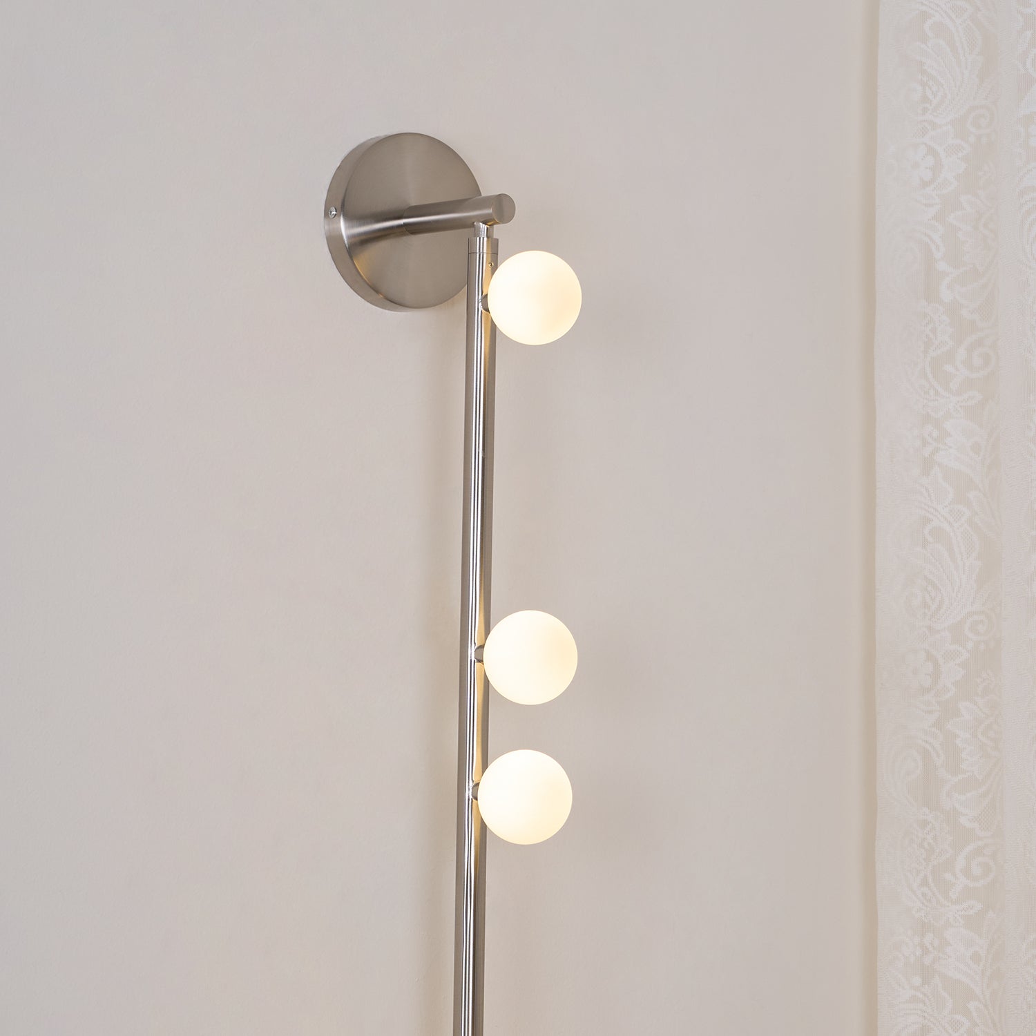 Wall Lamp With Brass Glass Tube Lighting Lobby