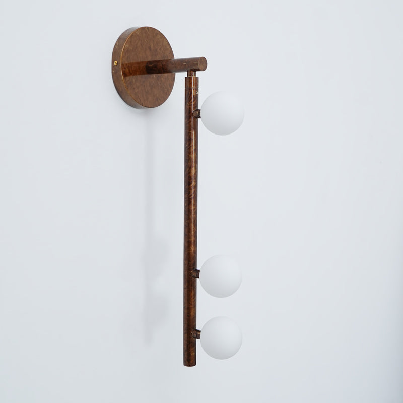 Wall Lamp With Brass Glass Tube Lighting Lobby