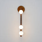 Wall Lamp With Brass Glass Tube Lighting Lobby
