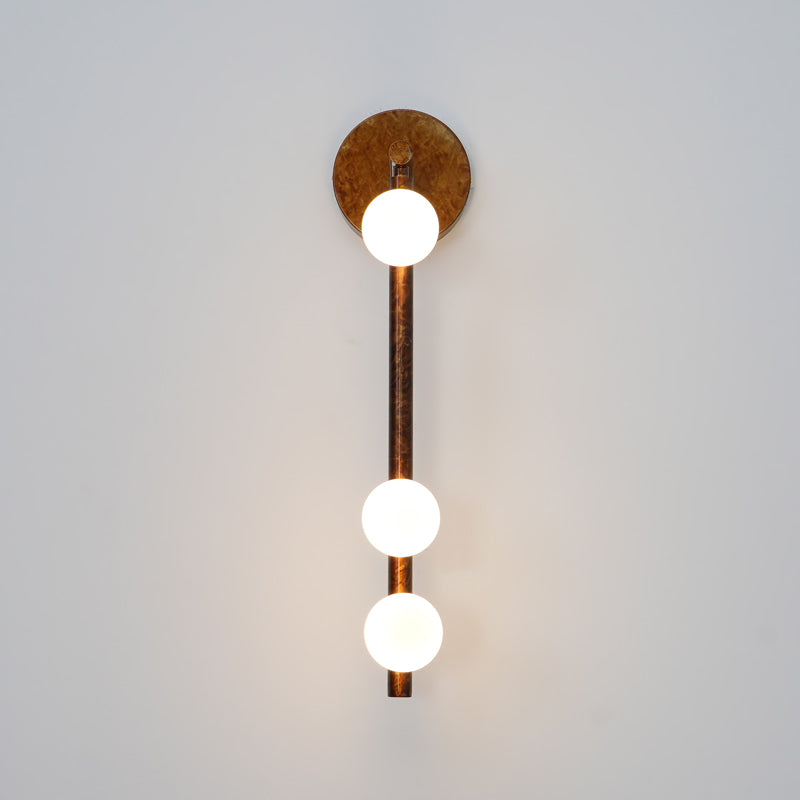 Wall Lamp With Brass Glass Tube Lighting Lobby