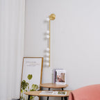 Wall Lamp With Brass Glass Tube Lighting Lobby
