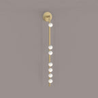 Wall Lamp With Brass Glass Tube Lighting Lobby