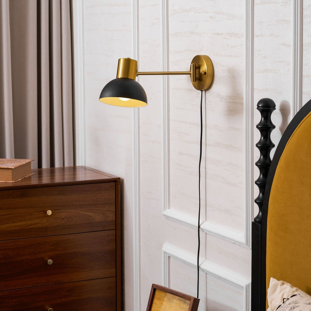 Wall-Mounted Plug In Adjustable Arm Light Lighting Lobby