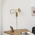 Wall-Mounted Plug In Adjustable Arm Light Lighting Lobby