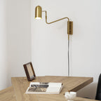 Wall-Mounted Plug In Adjustable Arm Light Lighting Lobby