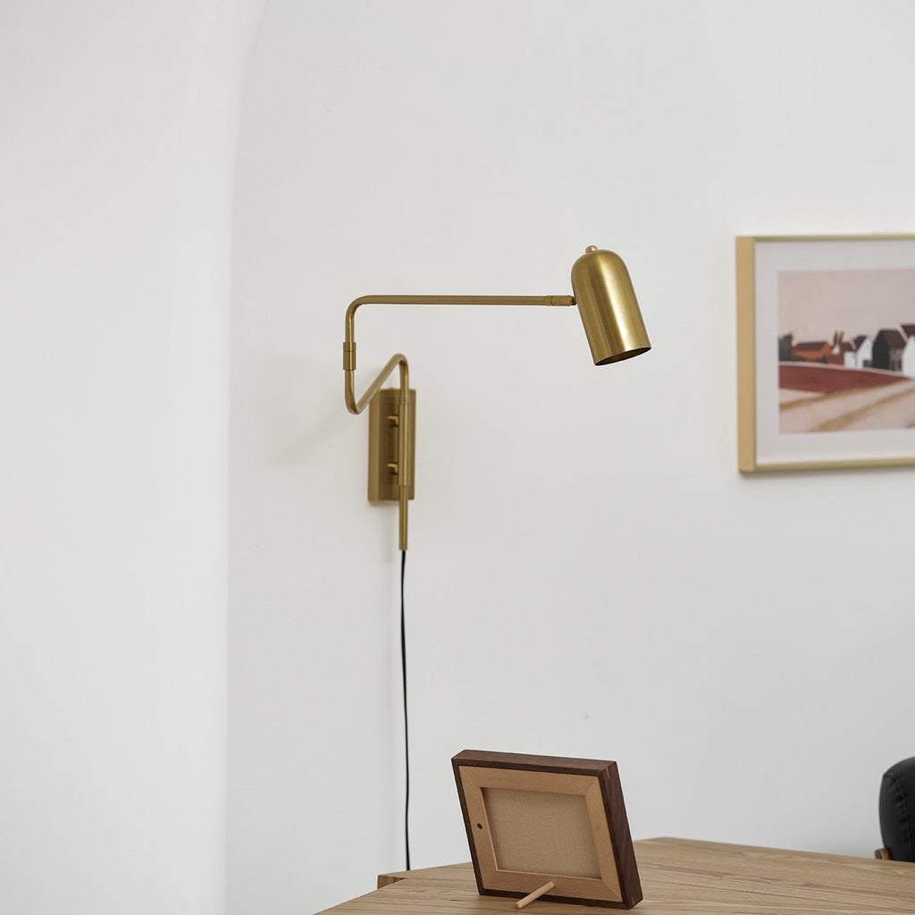 Wall-Mounted Plug In Adjustable Arm Light Lighting Lobby