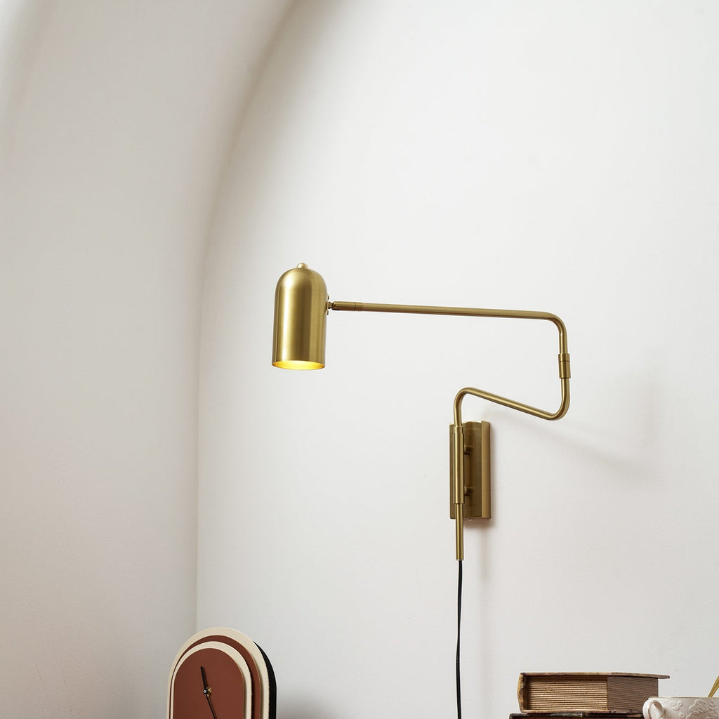Wall-Mounted Plug In Adjustable Arm Light Lighting Lobby