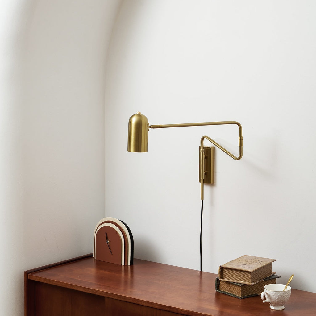 Wall-Mounted Plug In Adjustable Arm Light Lighting Lobby