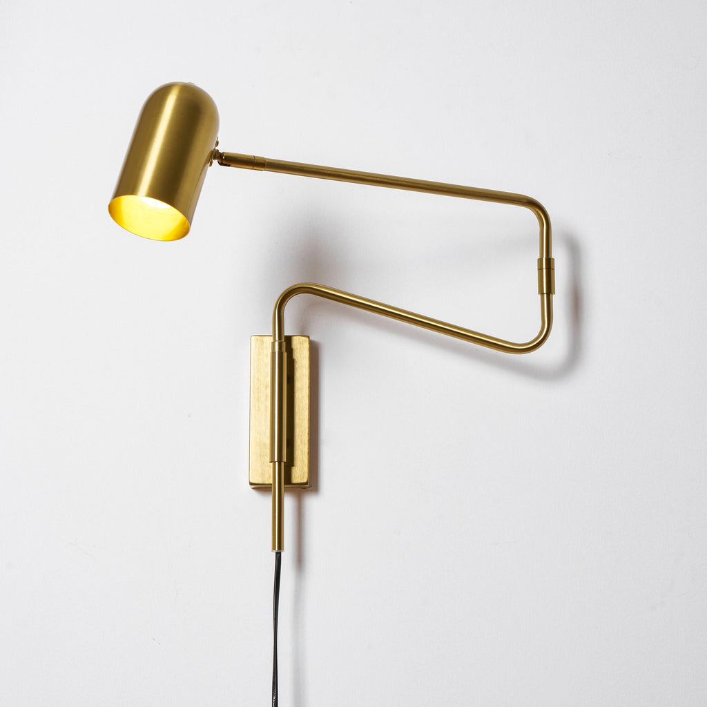 Wall-Mounted Plug In Adjustable Arm Light Lighting Lobby