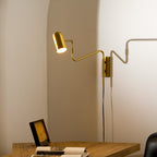 Wall-Mounted Plug In Adjustable Arm Light Lighting Lobby