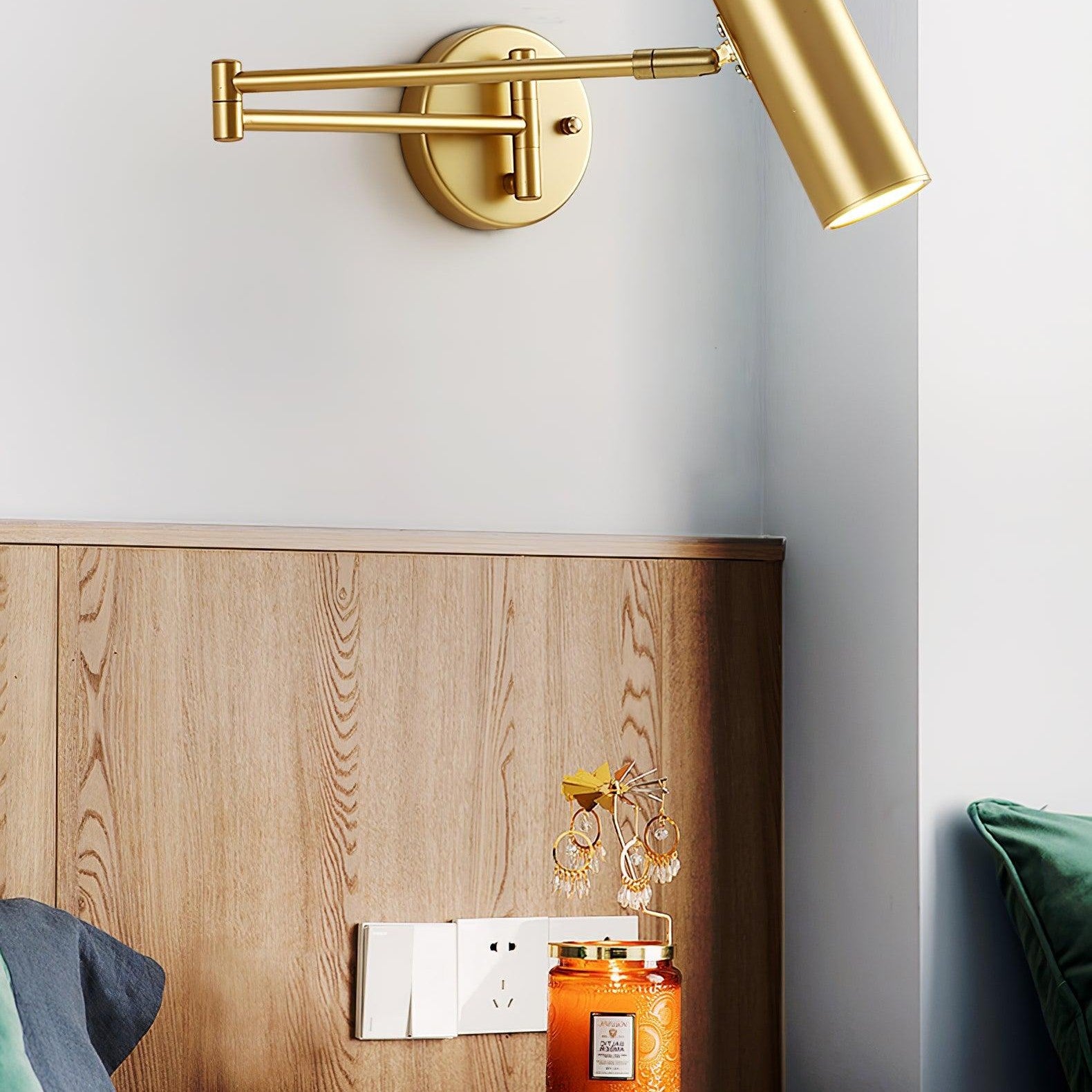 Wall-Mounted Swing Arm Light Lighting Lobby
