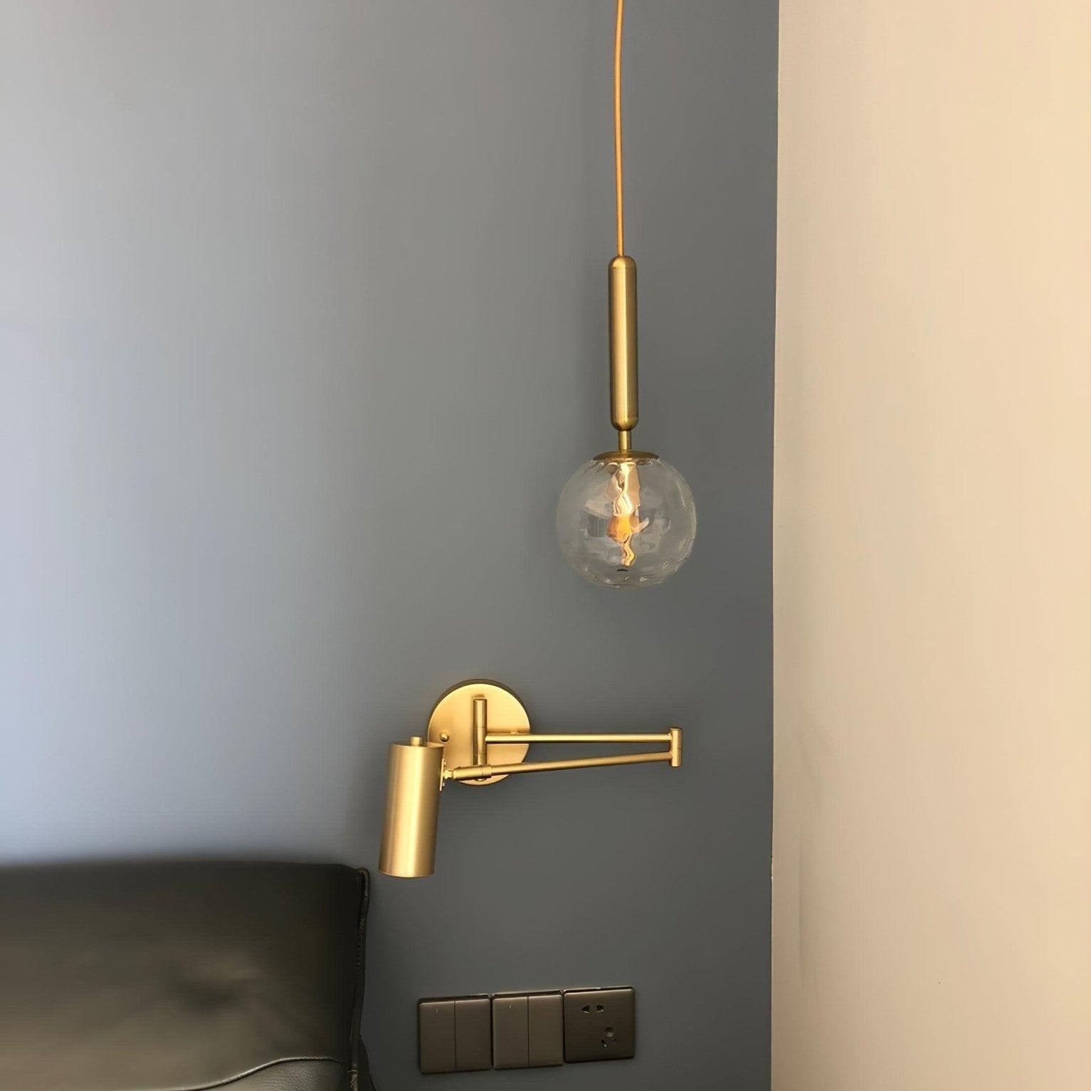 Wall-Mounted Swing Arm Light Lighting Lobby