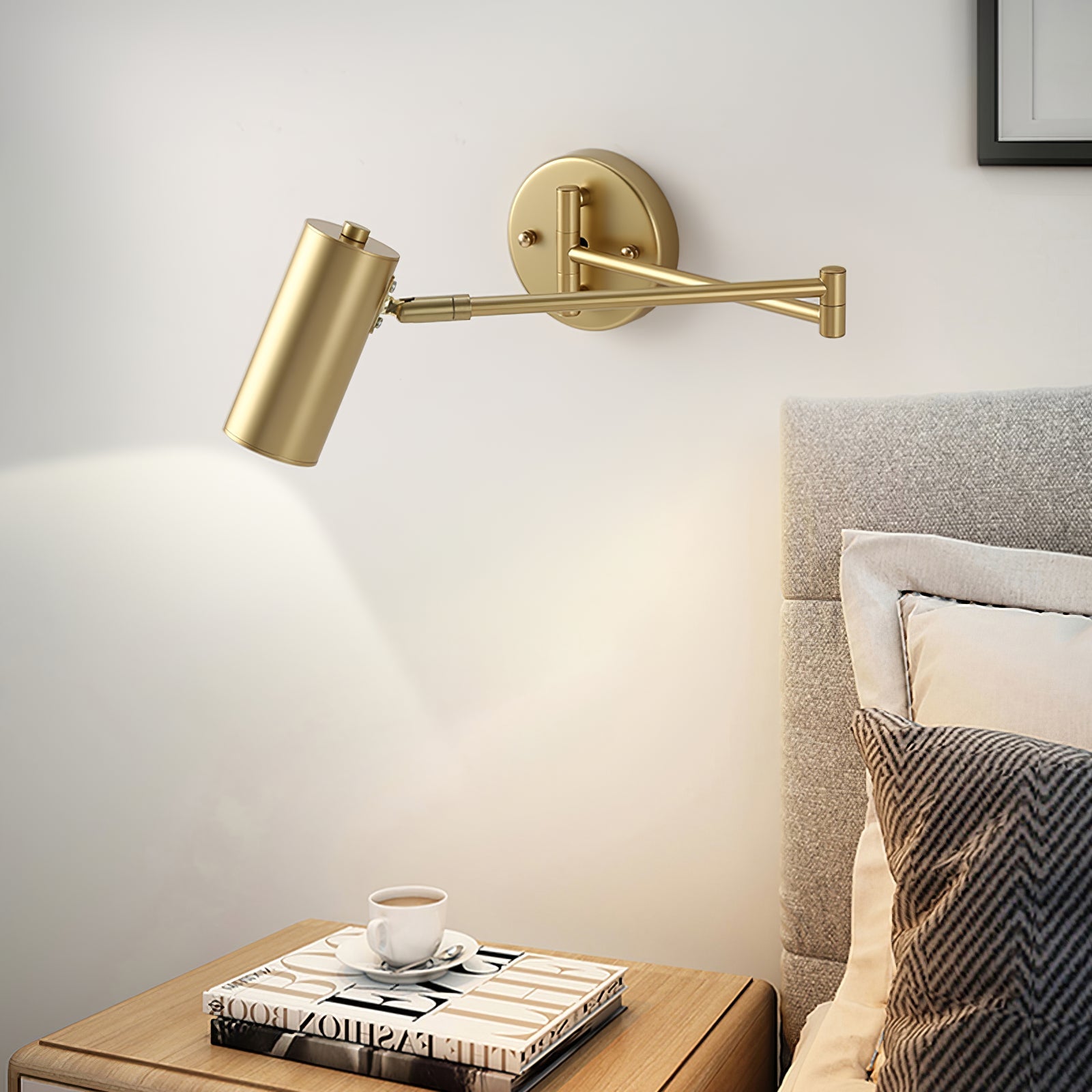 Wall-Mounted Swing Arm Light Lighting Lobby