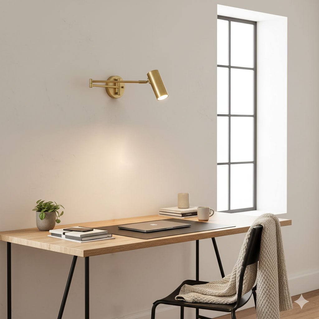 Wall-Mounted Swing Arm Light Lighting Lobby