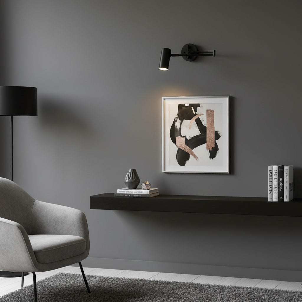 Wall-Mounted Swing Arm Light Lighting Lobby